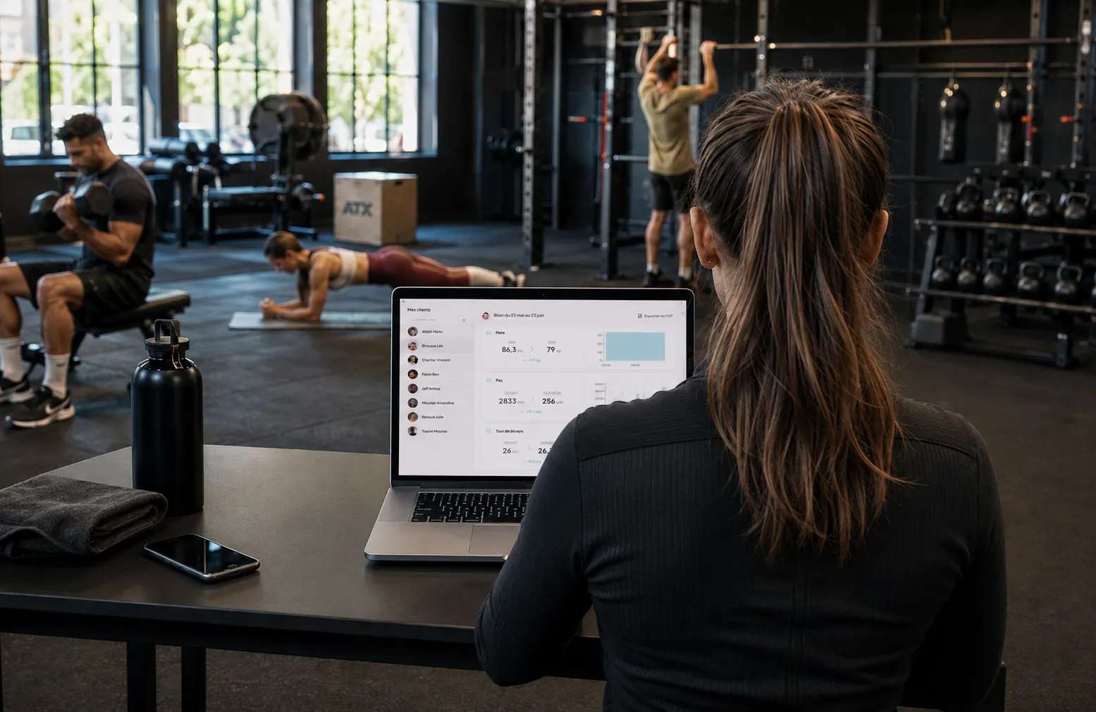 WellMate app for hybrid in-person and remote coaching