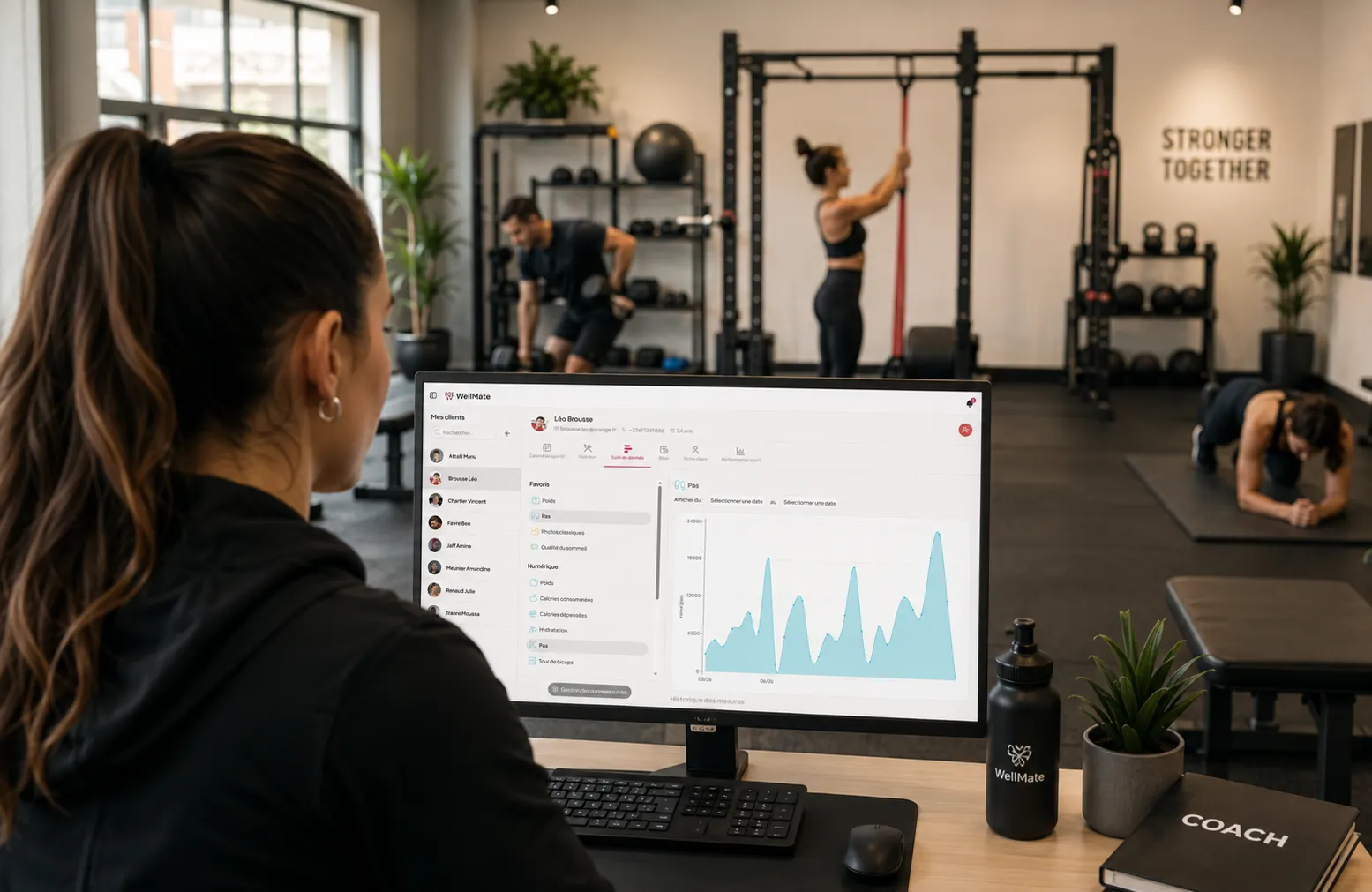 WellMate PRO app for running a personal training studio