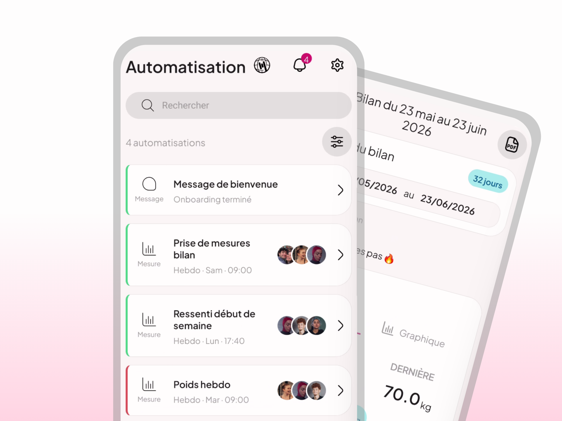 Onboarding et automatisation des clients dans WellMate