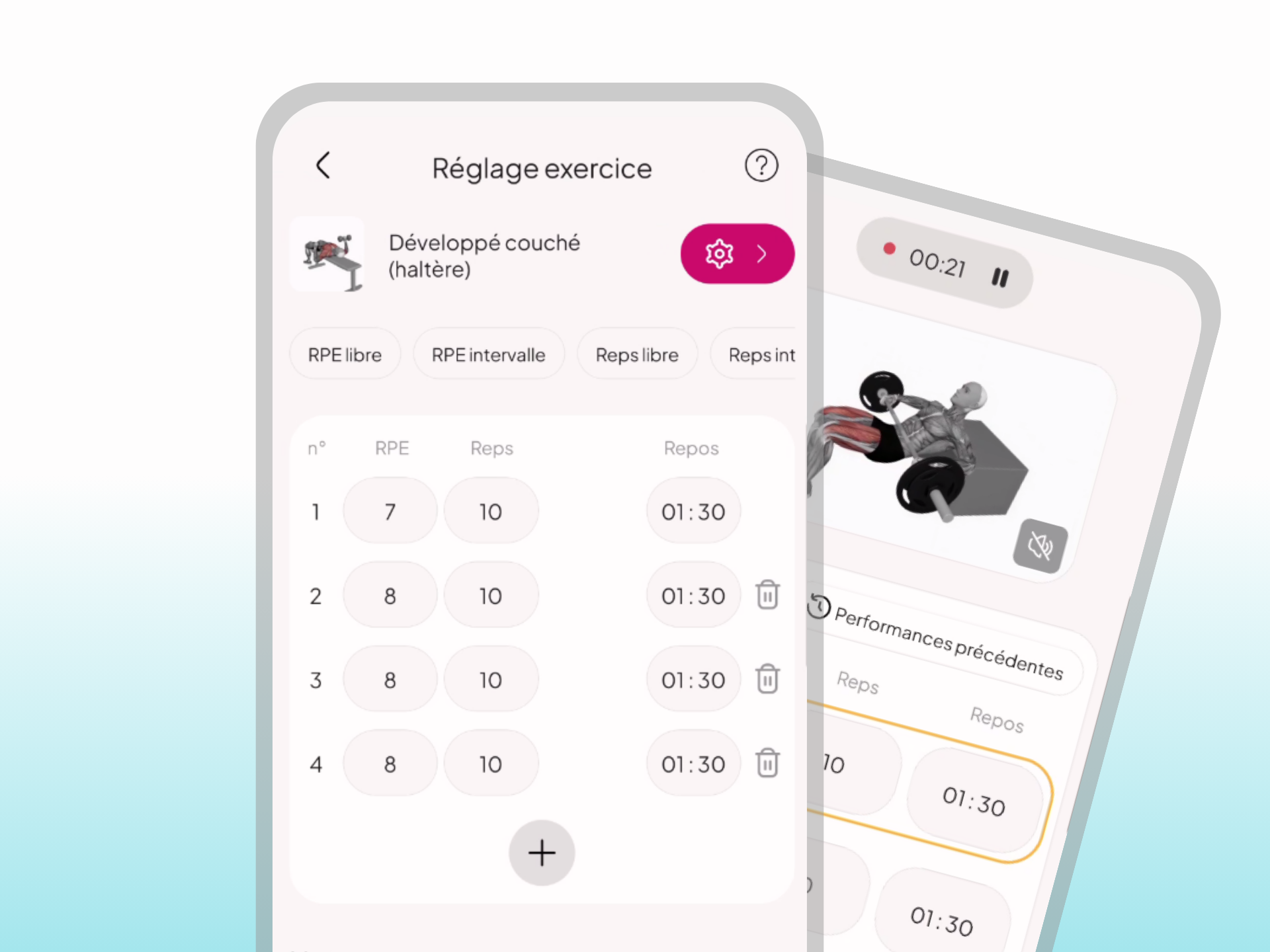 Attribution de programmes et séances dans WellMate PRO