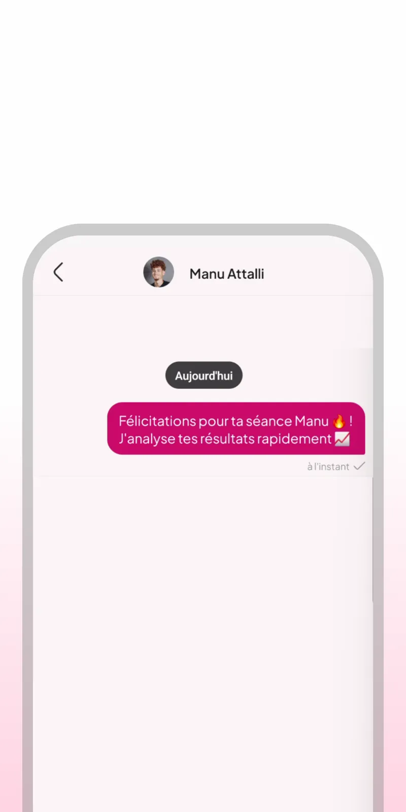Automated congratulation messages in WellMate