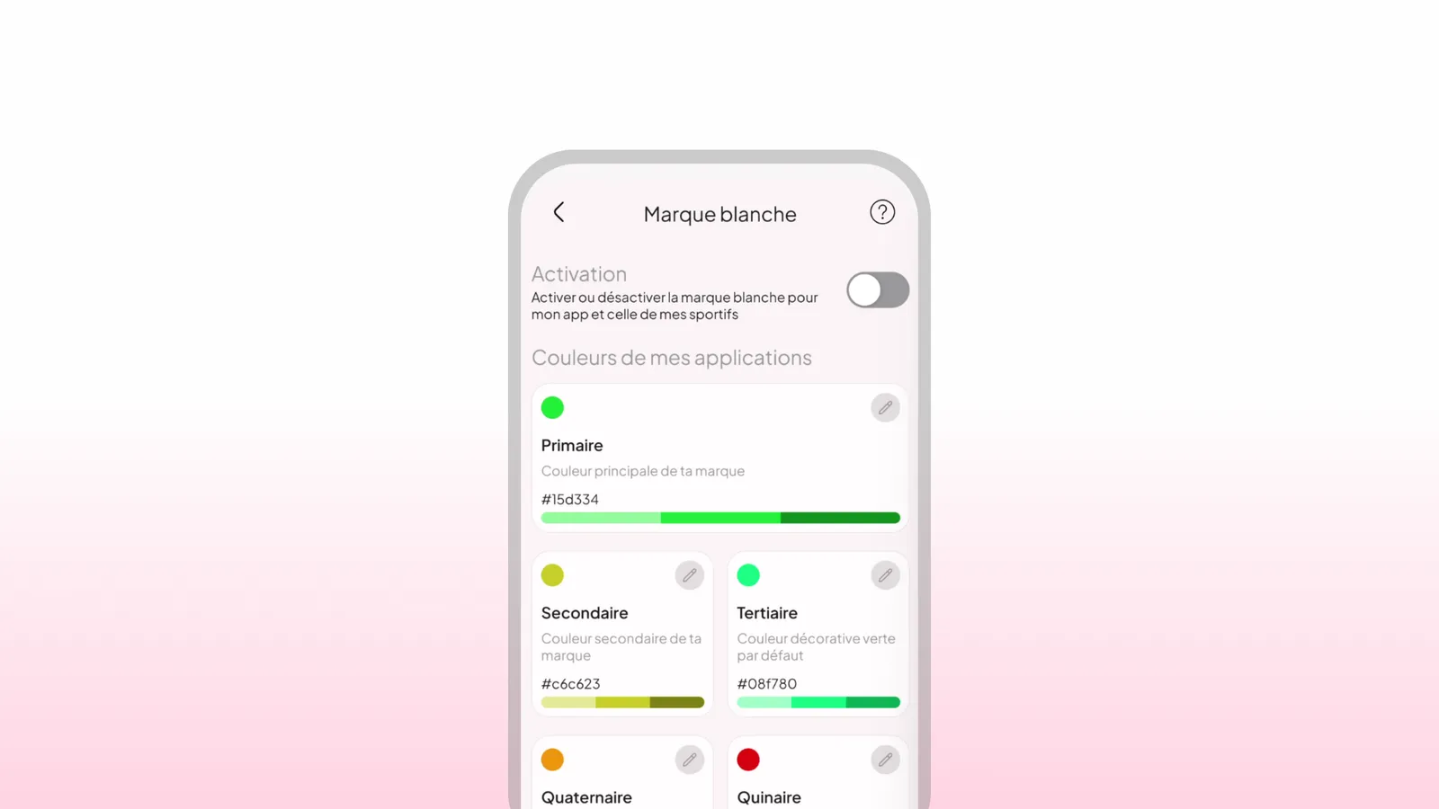 WellMate theme customisation