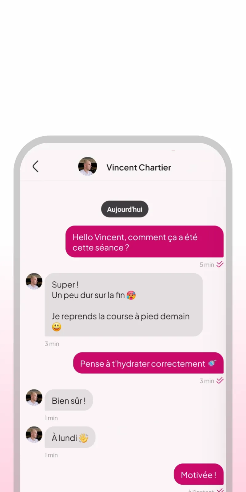 One-to-one conversation in WellMate